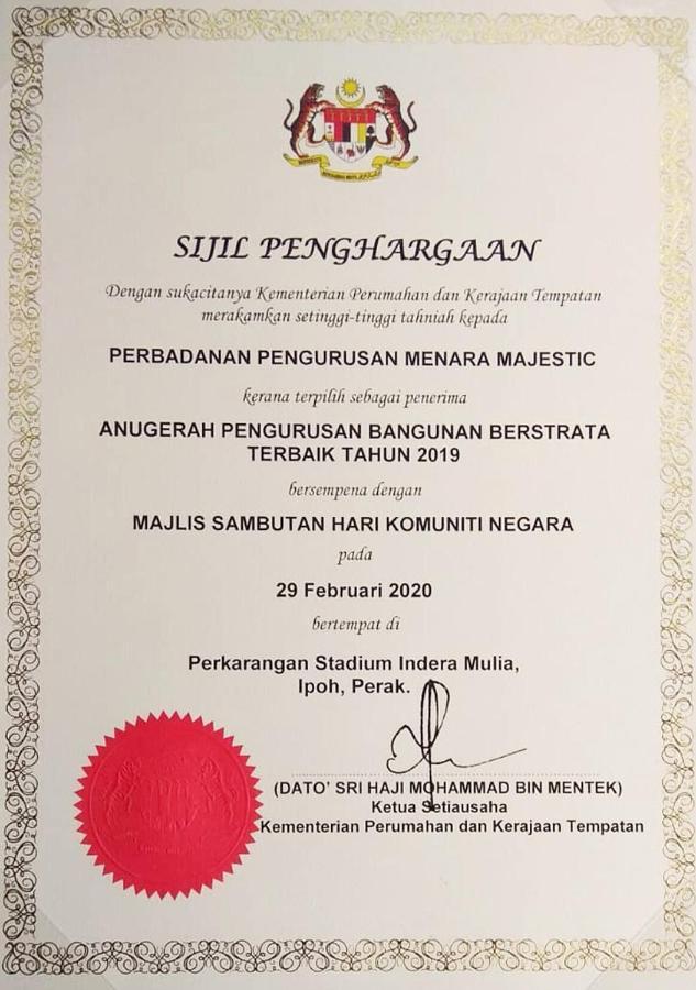 Appartamento H2H - Eleven14 Majestic Ipoh Esterno foto